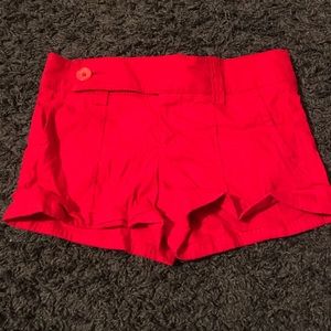 Red Bebe Shorts